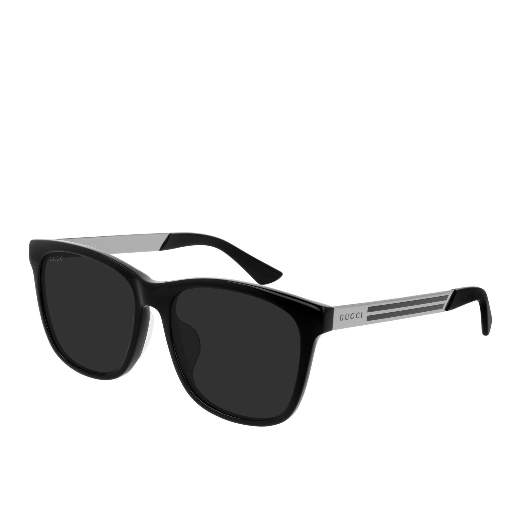 Gucci GG0695SA 001 black ruthenium grey 56/17 - Ottica Papoff shop online